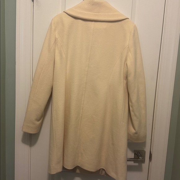Anne Klein Cream Pea Coat - Picture 6 of 8